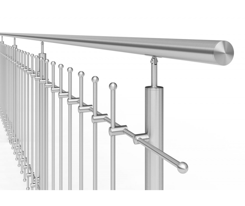 Balustrady balkonowe ze stali nierdzewnej
