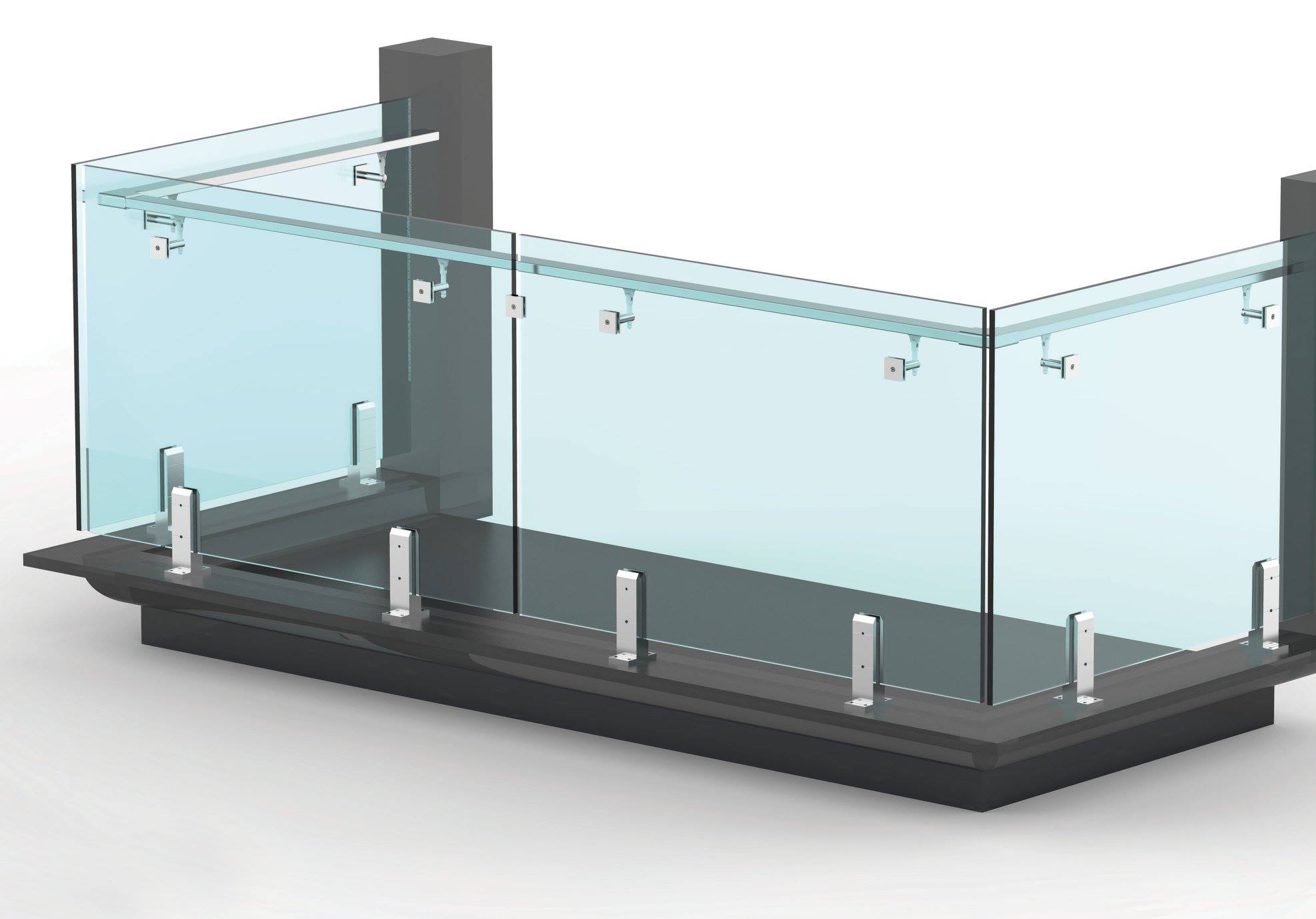balustrady szklane